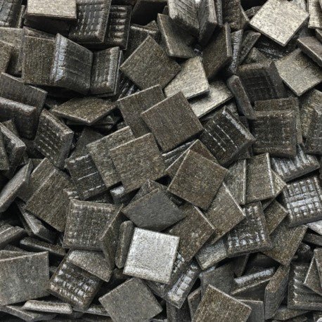 Verre Mosaique - glass mosaic -Glasmosaik-glasmozaïek-Glasmozaiek Murano 20mm Donkerbruin - mosaicshop
