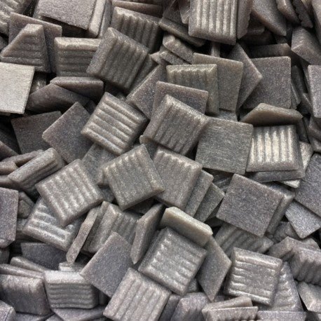 Verre Mosaique - glass mosaic -Glasmosaik-glasmozaïek-Glasmozaiek Murano 20mm Donkergrijs - mosaicshop