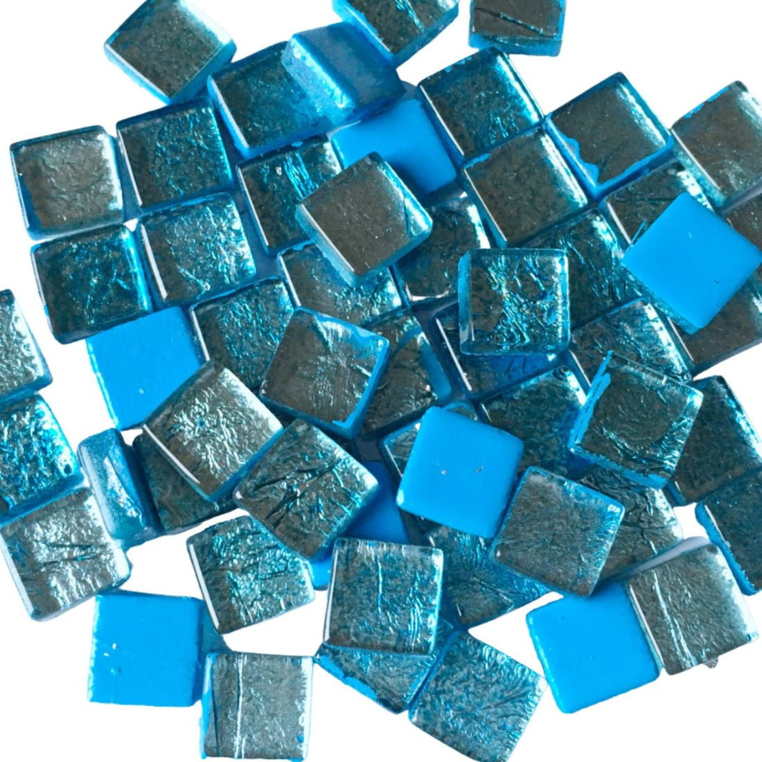 Verre Mosaique - glass mosaic -Glasmosaik-glasmozaïek-Glasmozaiek Spiegel 10mm Water - mosaicshop