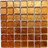 Verre Mosaique - glass mosaic -Glasmosaik-glasmozaïek-Glasmozaiek Spiegel 20mm Koper - mosaicshop