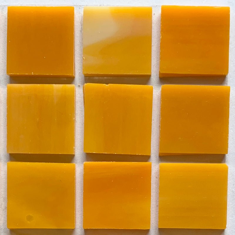 Verre Mosaique - glass mosaic -Glasmosaik-glasmozaïek-Glasmozaiek Tiffany Glacier 20mm Mango - mosaicshop
