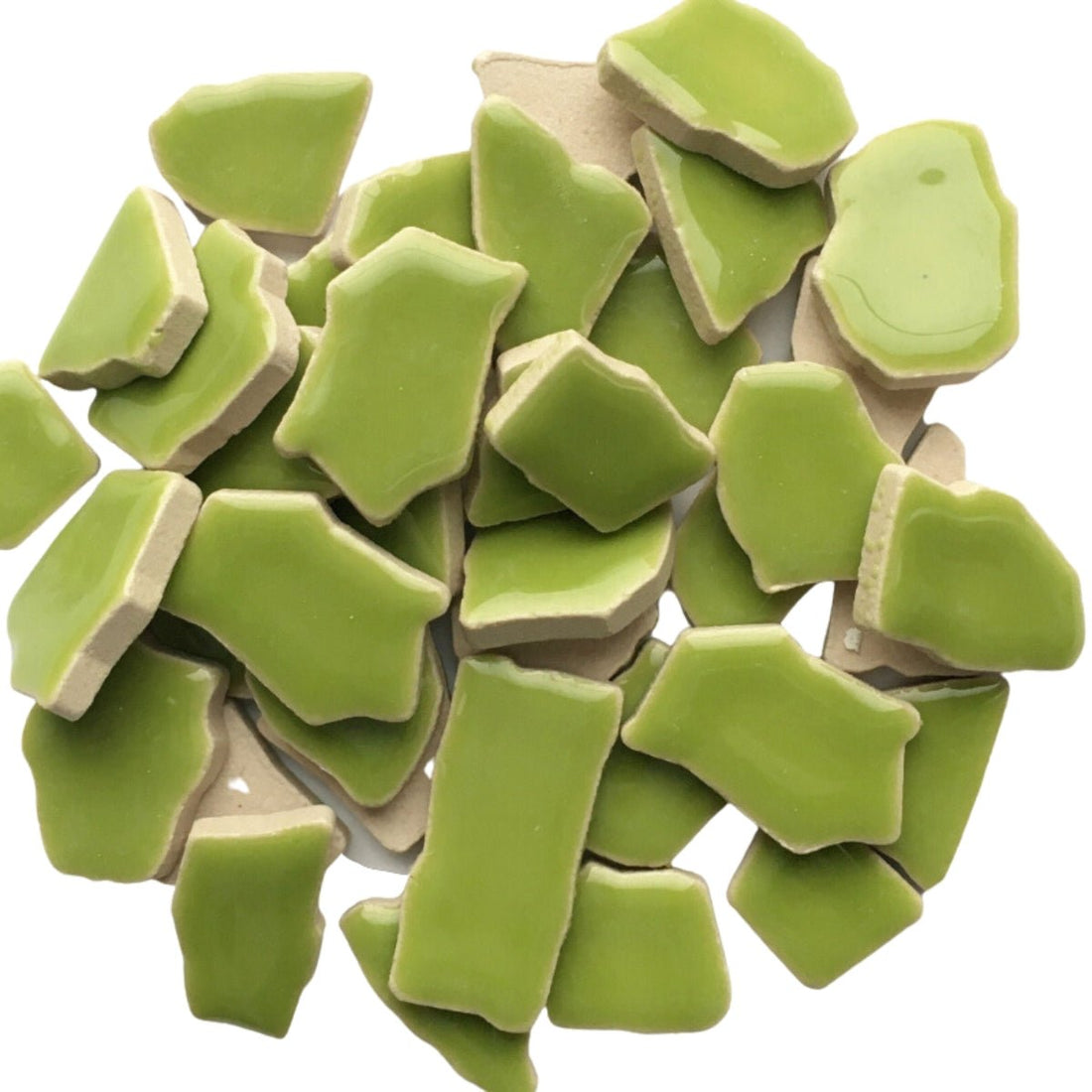 Verre Mosaique - glass mosaic -Glasmosaik-glasmozaïek-Keramische Puzzels Kiwi - mosaicshop