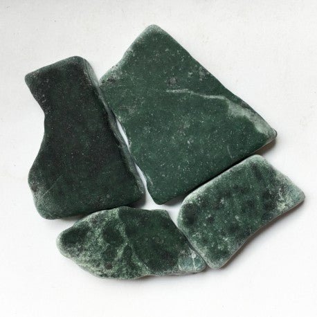 Verre Mosaique - glass mosaic -Glasmosaik-glasmozaïek-Marmer Polygoon Verde Jade - mosaicshop