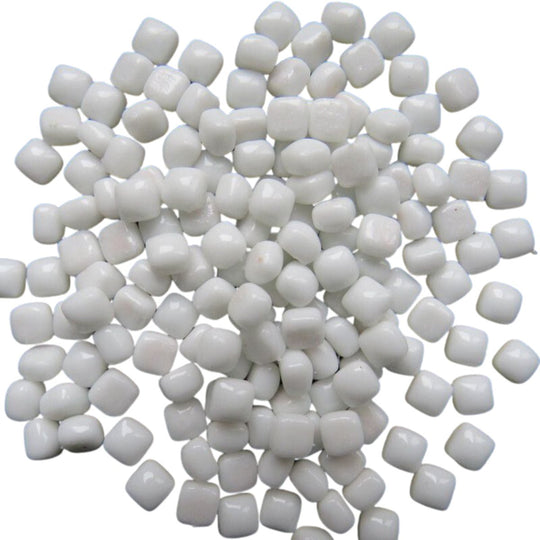 Micro Mosaico di Vetro 4,8mm Bianco