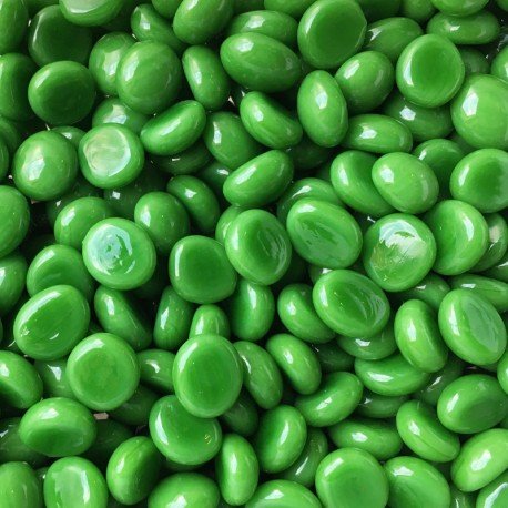 Glasnuggets 9-13mm  Grün