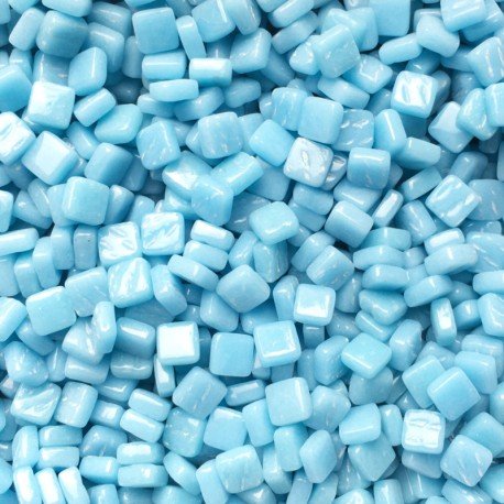 Verre Mosaique - glass mosaic -Glasmosaik-glasmozaïek-Ottoman 8mm Half Turkoois - mosaicshop