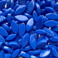 Verre Mosaique - glass mosaic -Glasmosaik-glasmozaïek-Ottoman Bloemblaadjes Brilliant Blauw - mosaicshop