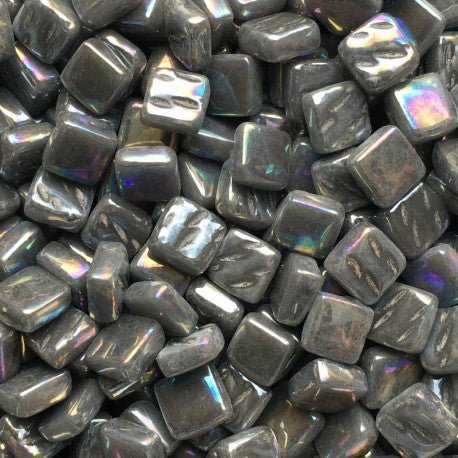 Ottoman Nacré 8mm Gris Charbon