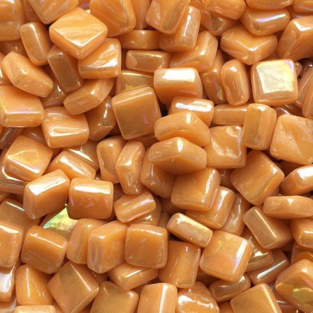 Ottoman Perle 8mm  Opal Orange