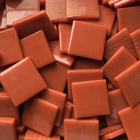 Verre Mosaique - glass mosaic -Glasmosaik-glasmozaïek-Pâte de Verre 25mm Chilipoeder - mosaicshop