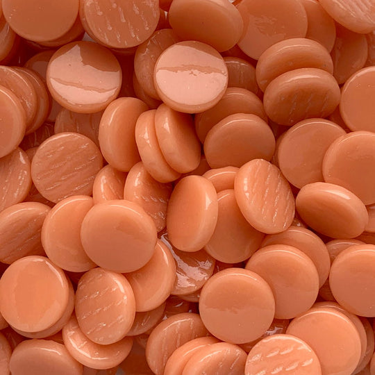 Pastilles De Verre 18mm Abricot