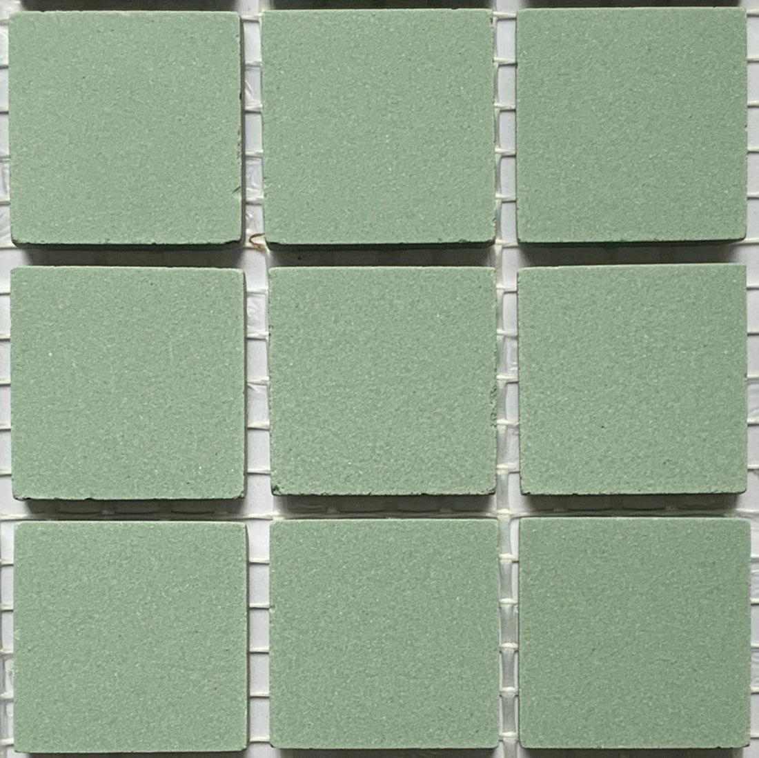 Verre Mosaique - glass mosaic -Glasmosaik-glasmozaïek-Winckelmans 20mm Vert Pale - mosaicshop