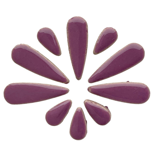 Gouttes de Céramiques  Violet