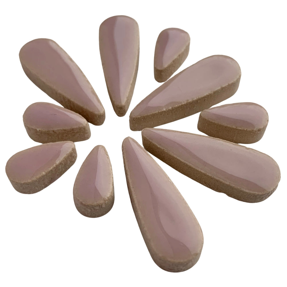 Gouttes de Céramiques  Lilas