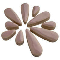 Gouttes de Céramiques  Lilas