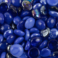 Gemas de Vidrio 16-20mm  Azul Mix