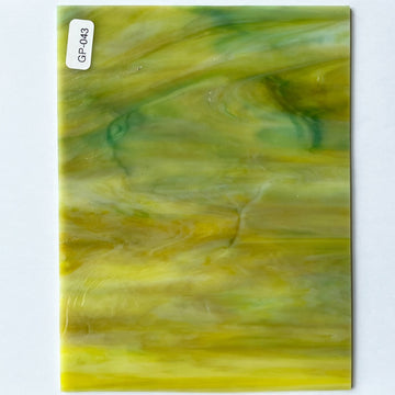 Glass Plate Green Lime Honey