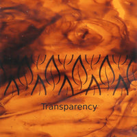 Glass Plate Mid Brown Wispy