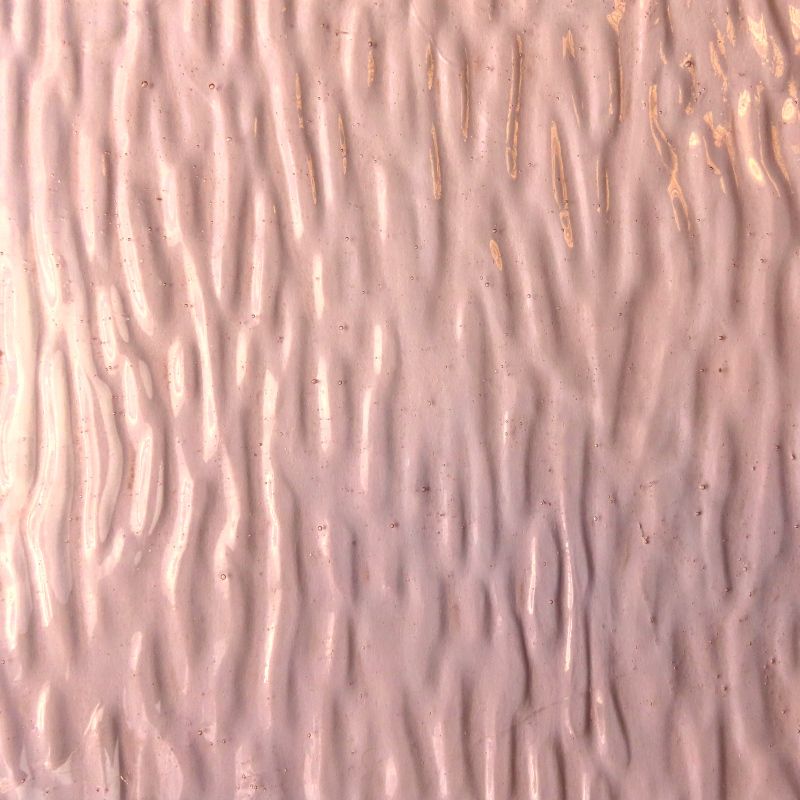 Piastra di vetro Blush Morbida Ondulata