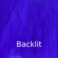 Glass PlateCobalt  Wispy