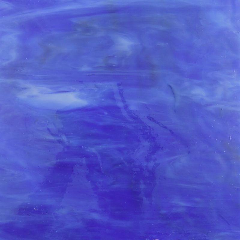 Glasplaat Diepblauw Water Mistig