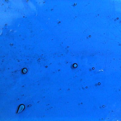 Glass Plate Clear Turquoise