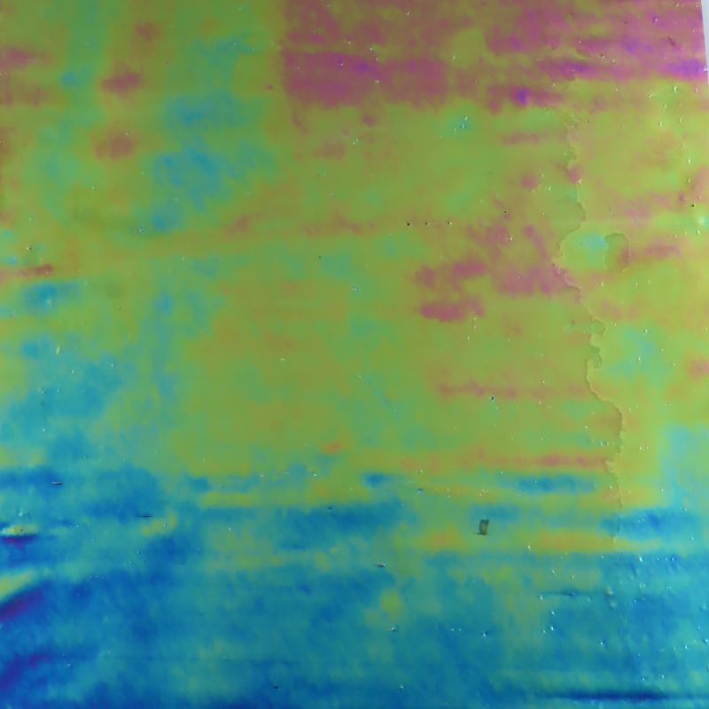 Glass Plate Dark Forest Iridised