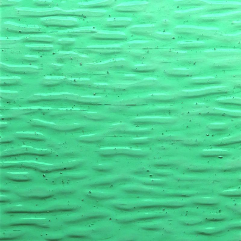 Glass Plate Pistachio Gentle Waves