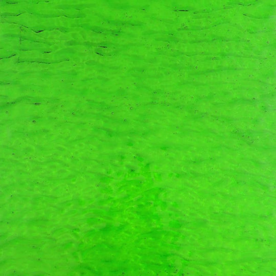 Glass Plate Clear Acid Green Ripple 