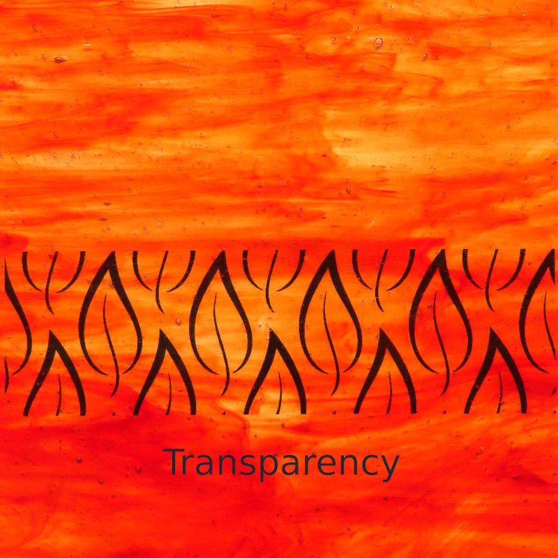 Glass Plate Flamingo Amber