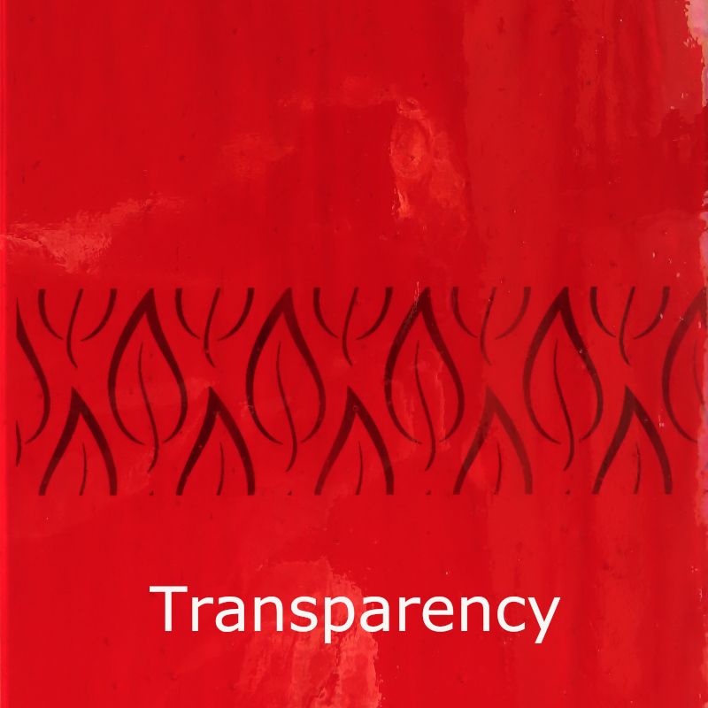 Glass Plate Scarlet