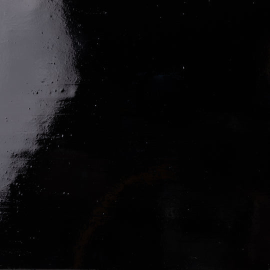Glasplatte Reines Schwarz
