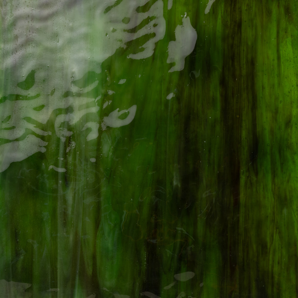 Placa de Vidrio con textura verde bosque