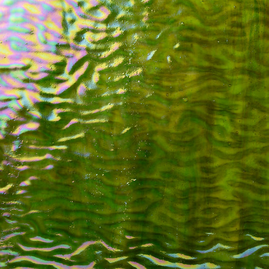 Lastra di vetro Camouflage Ondulato Iridescente