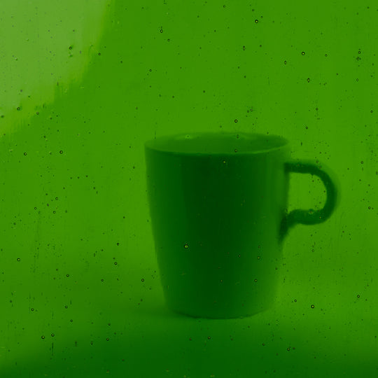 Glasplatte Tiefes Kiwi