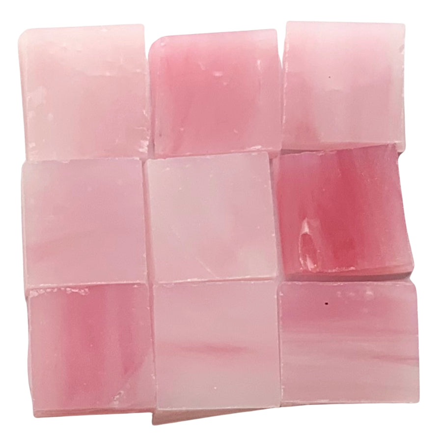 Glasmosaik Tiffany-Glas 10mm  Rose