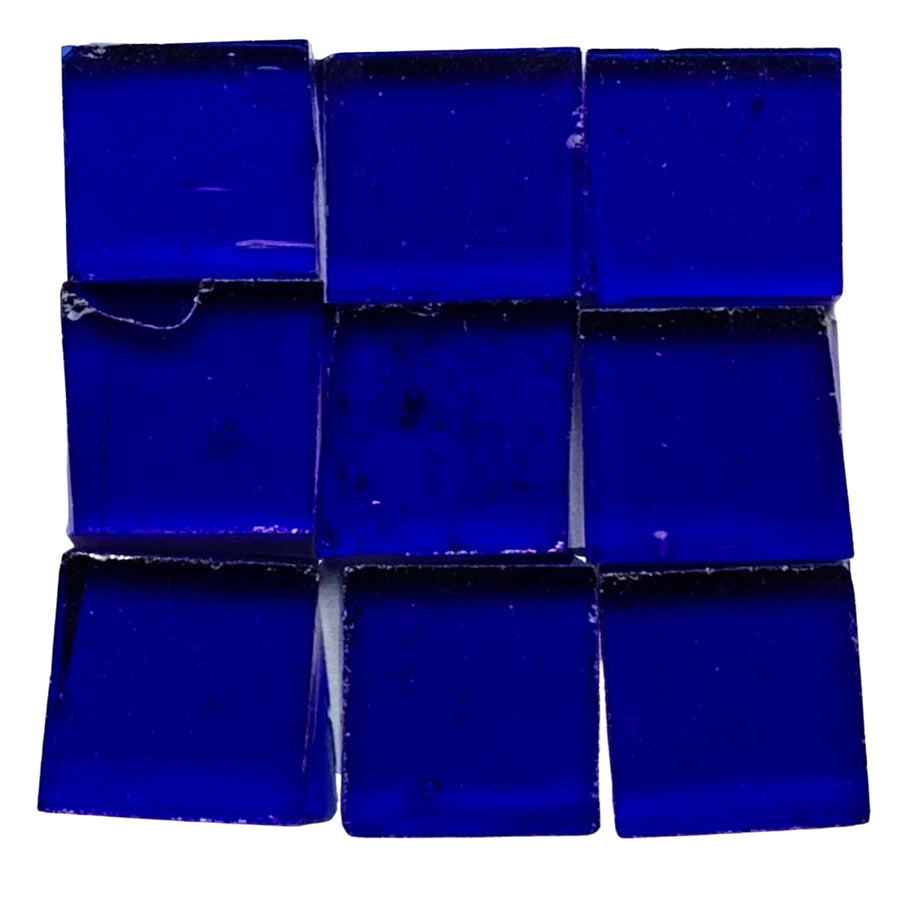 Glasmosaik Tiffany-Glas 10mm  Ultramarin