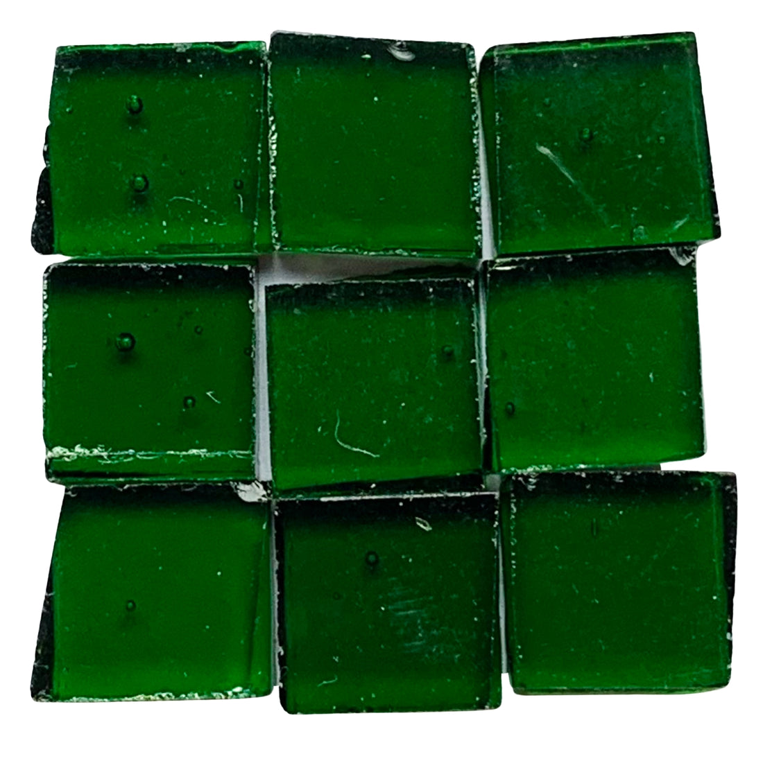 Glasmosaik Tiffany-Glas 10mm  Smaragd