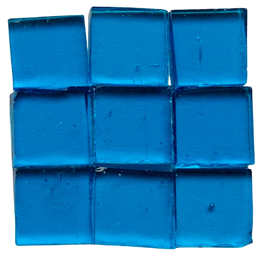 Glasmosaik Tiffany-Glas 10mm  Capriblau