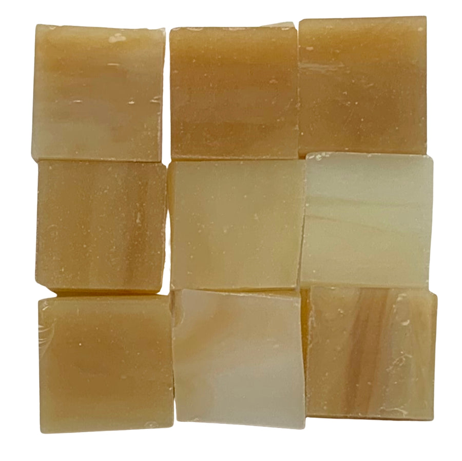 Glasmosaik Tiffany-Glas 10mm  Kastanie