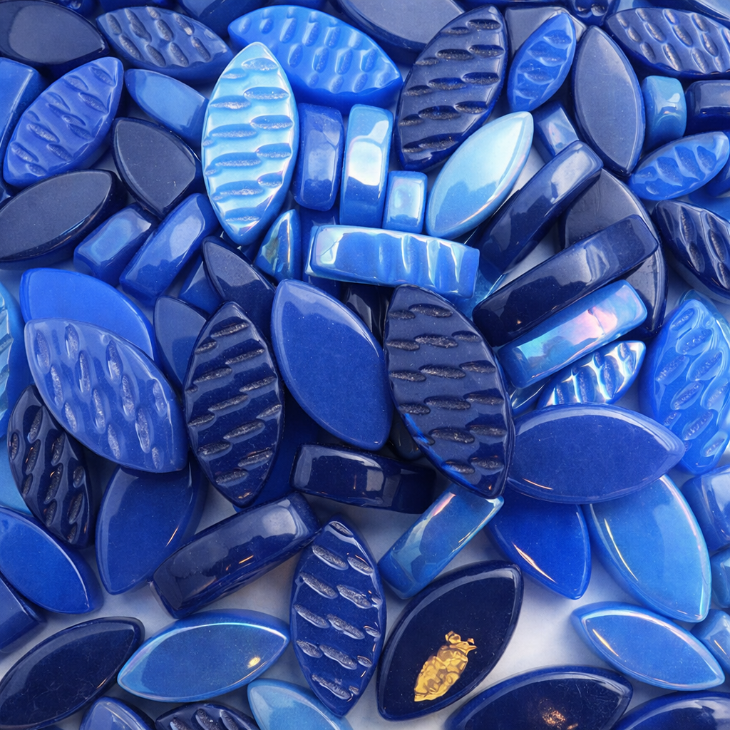 Pétales Ottoman Bleu Mélange