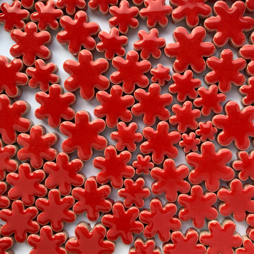 Charms Fleurs Rouge