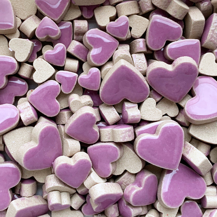 Charms Herzen Violett