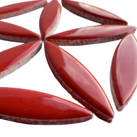 Ellipse de Céramique  Rouge