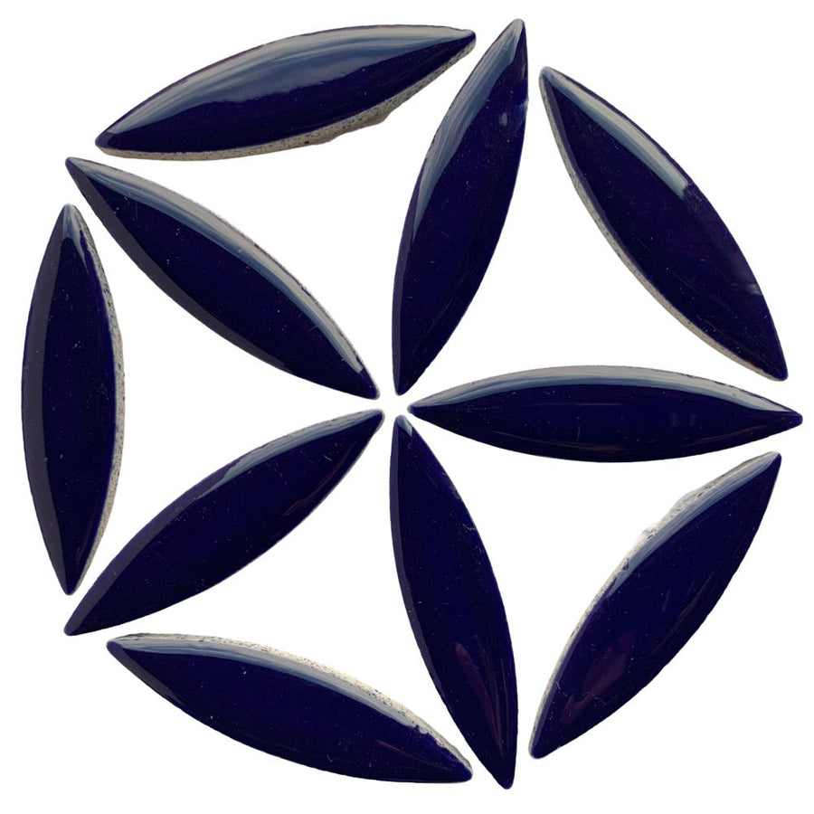 Mosaiksteinen Ellipse  Indigo