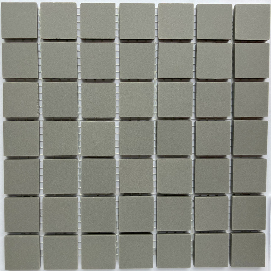 Winckelmans Ardoise – tessere di mosaico opache da 20x20 mm su rete