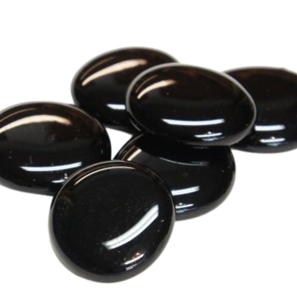 Gocce di vetro XL 30-36mm Nero