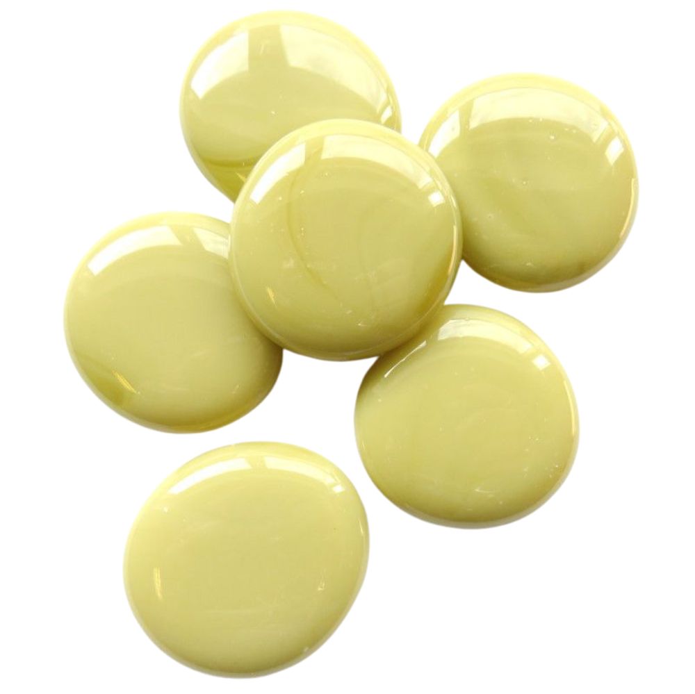 Gocce di vetro XL 30-36mm Crema