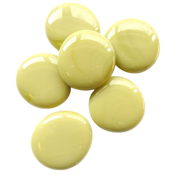 Gocce di vetro XL 30-36mm Crema