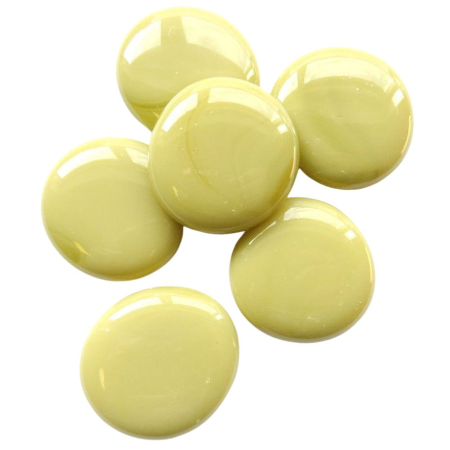Gocce di vetro XL 30-36mm Crema